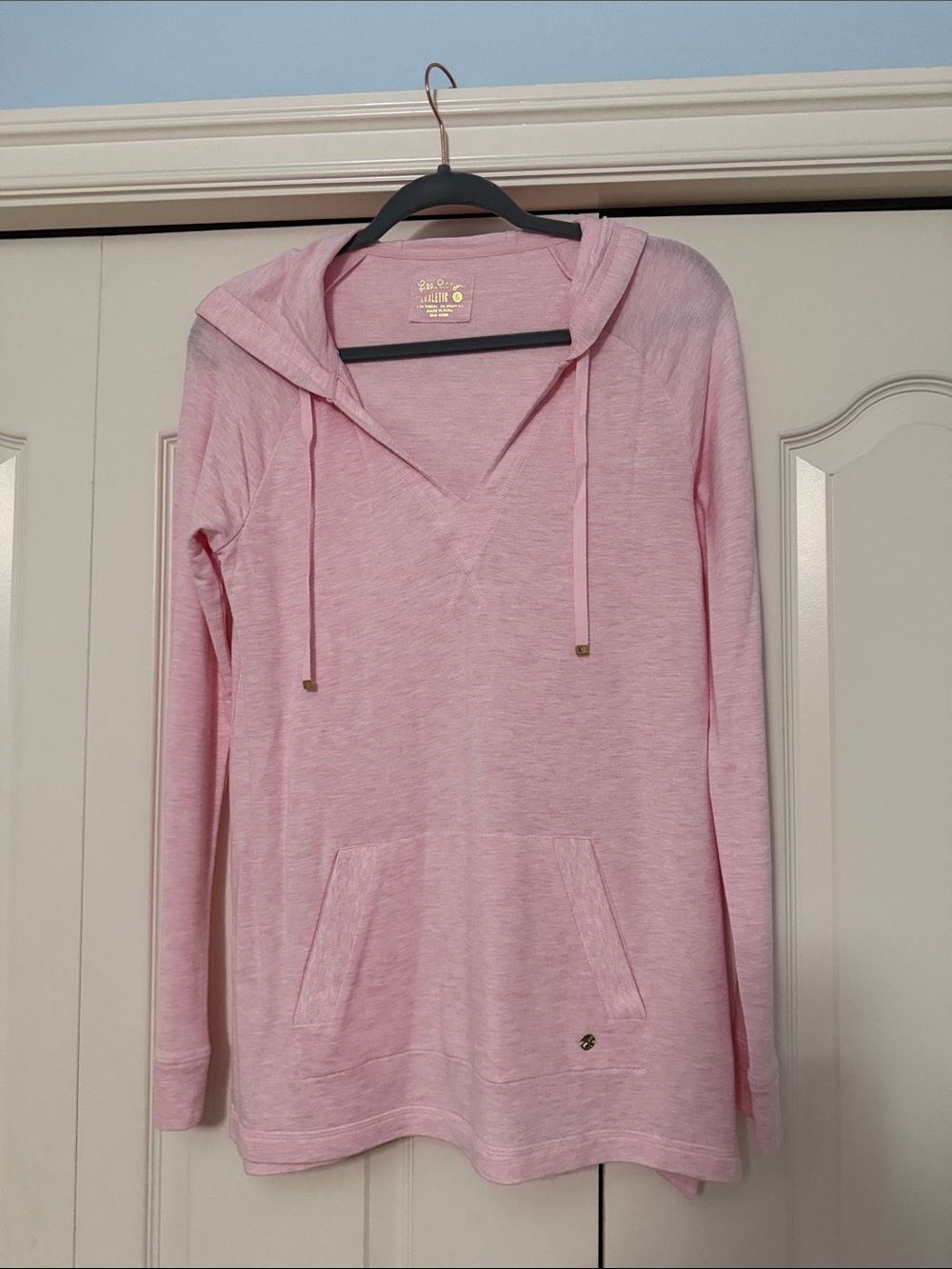 Lilly Pulitzer Light Pink Hooded Pullover